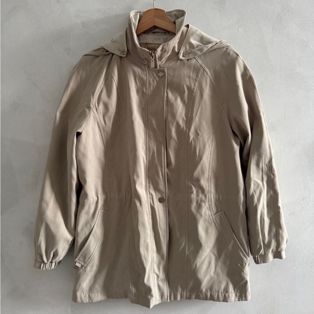London Fog - Light Tan Coat - Petite Medium
